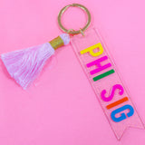 Tassel Sorority Key Fob